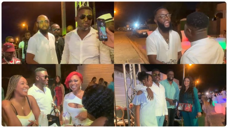 Rev Obofour, McBrown’s Husband, Michy And More Popular Figures Attend A Plus’ 45th Birthday Party (+Video)