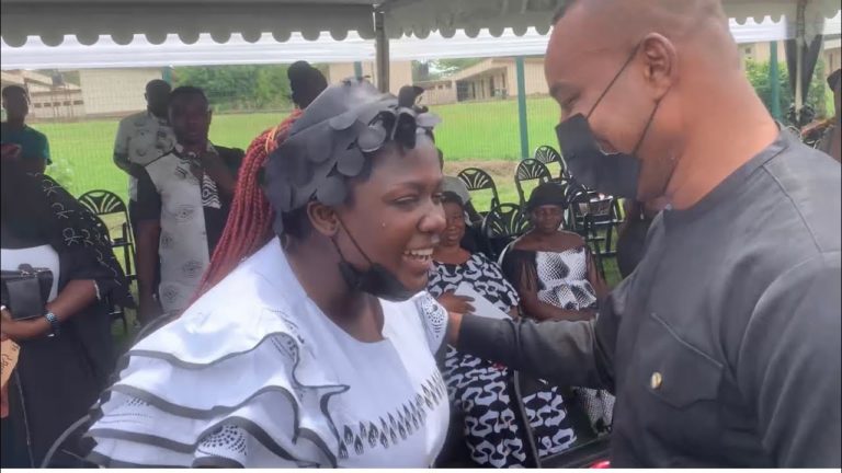Chairman Wontumi Receives Rousing Welcome At The Funeral Of Afia Schwarzenegger’s Father (+Video)