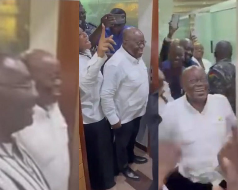 Watch how Akufo-Addo, Bawumia and Flagstaff House staff react to Ghana’s World Cup qualification news