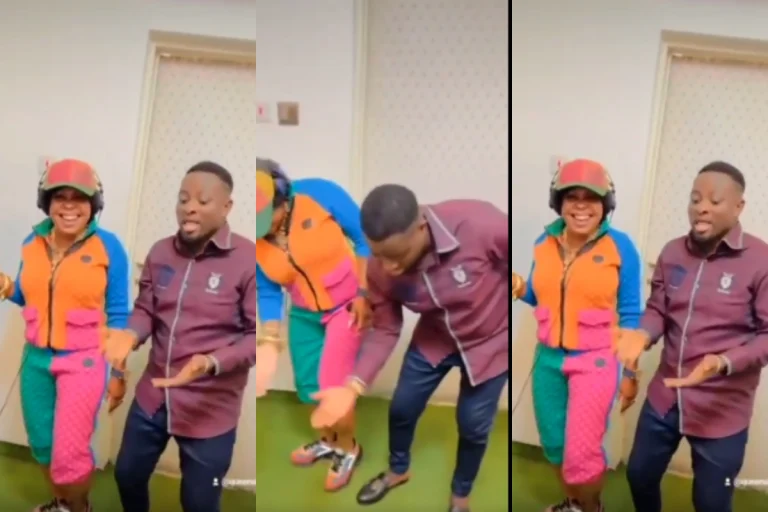 Afia Schwar And Brother Sammy Hit The Studio To Record Gospel Version ‘Dada Damoase’ After Fight With Coded – Watch Video