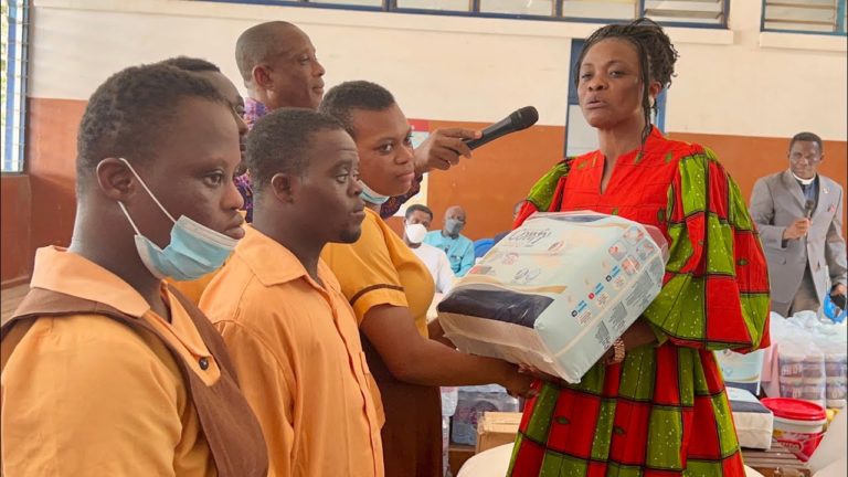 Evangelist Diana Asamoah Donates To Dzorwulu Special School (Video)