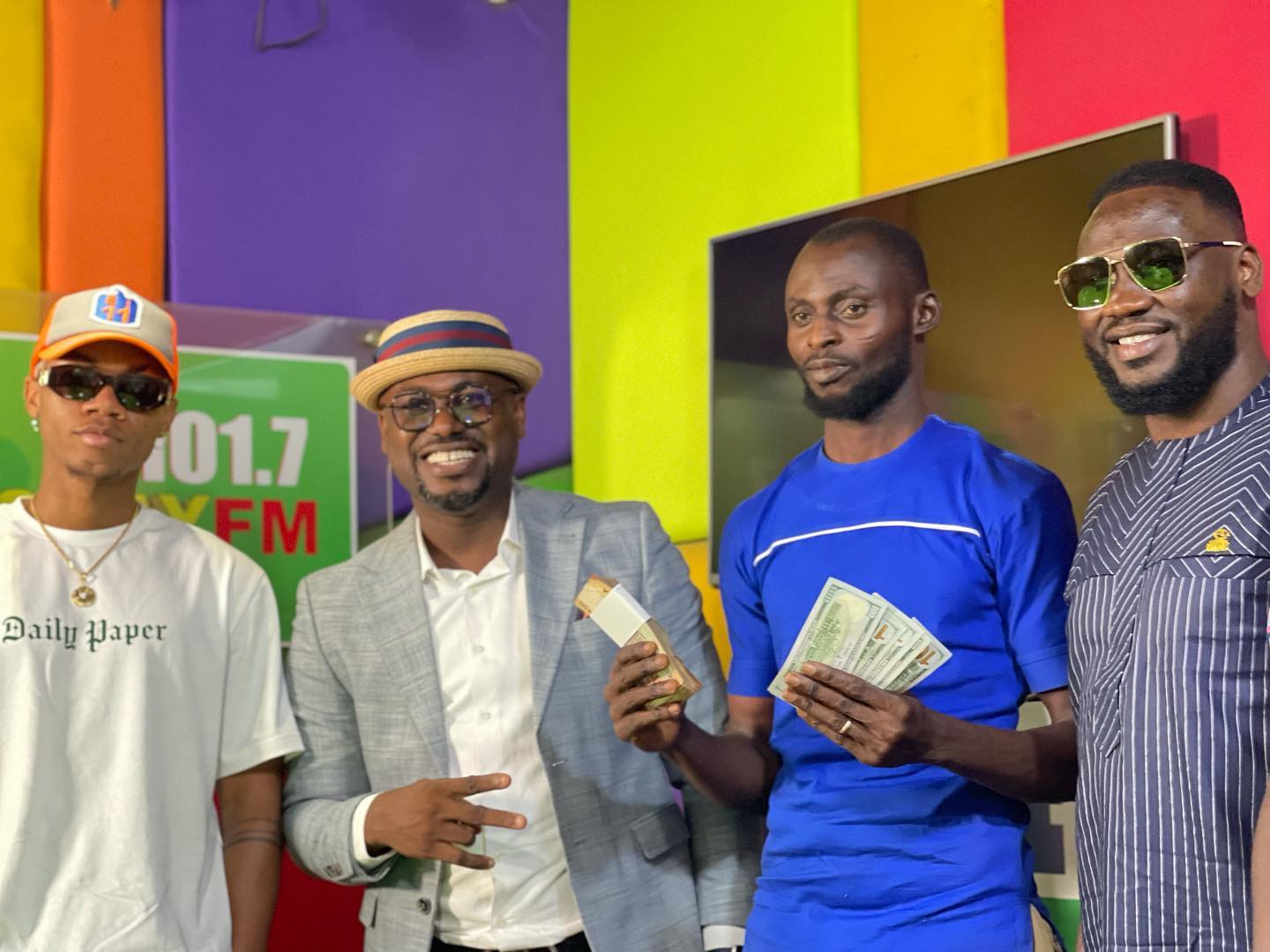 Honesty Pays! KiDi And Ohene Frimpong Gifts Viral Taxi Driver Who Returned Money To Fishmonger Ghc5,000 And Ghc7,800 Respectively – Watch Video