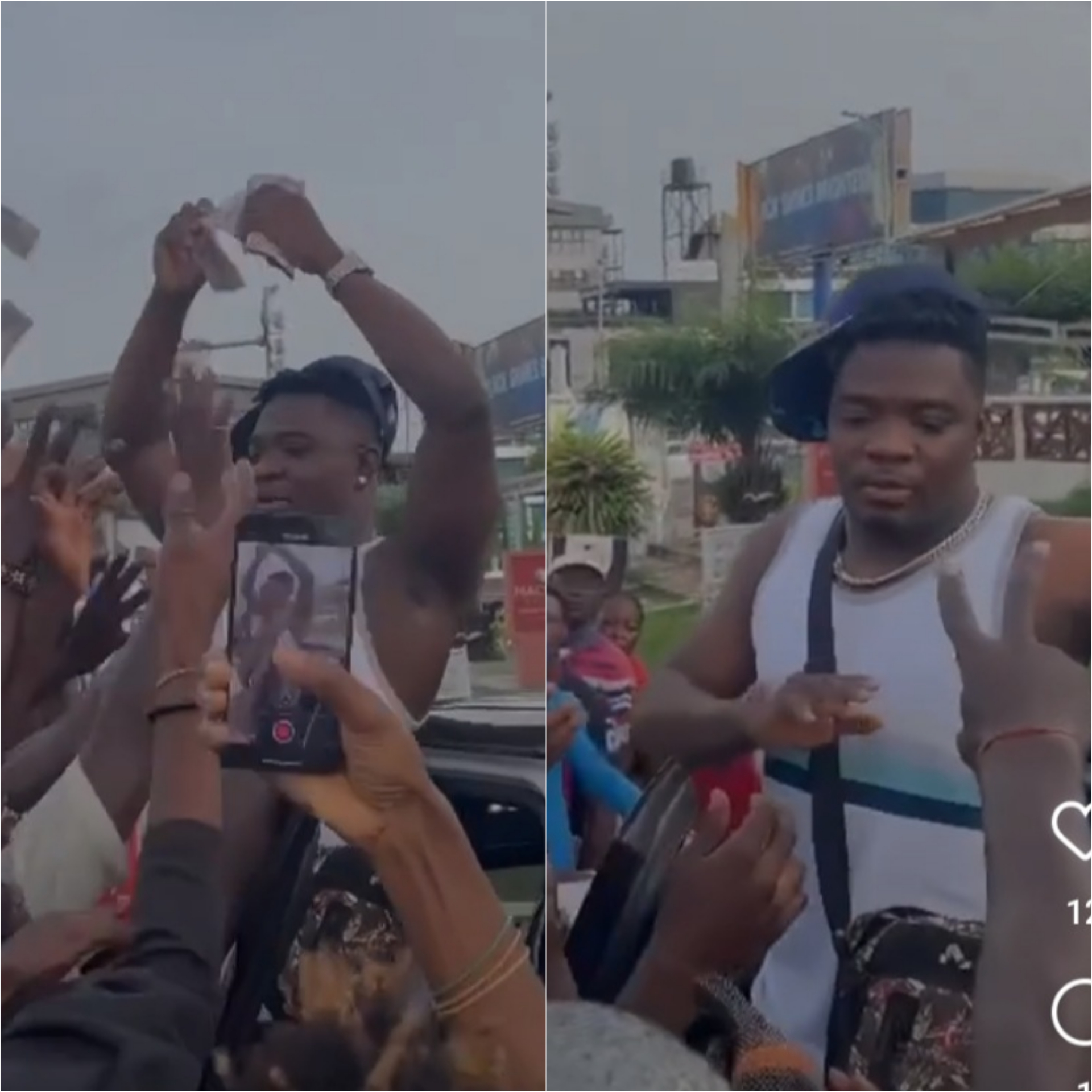 Video: AMG Rapper, Armani Blows Cash On Fans To Celebrate His Birthday