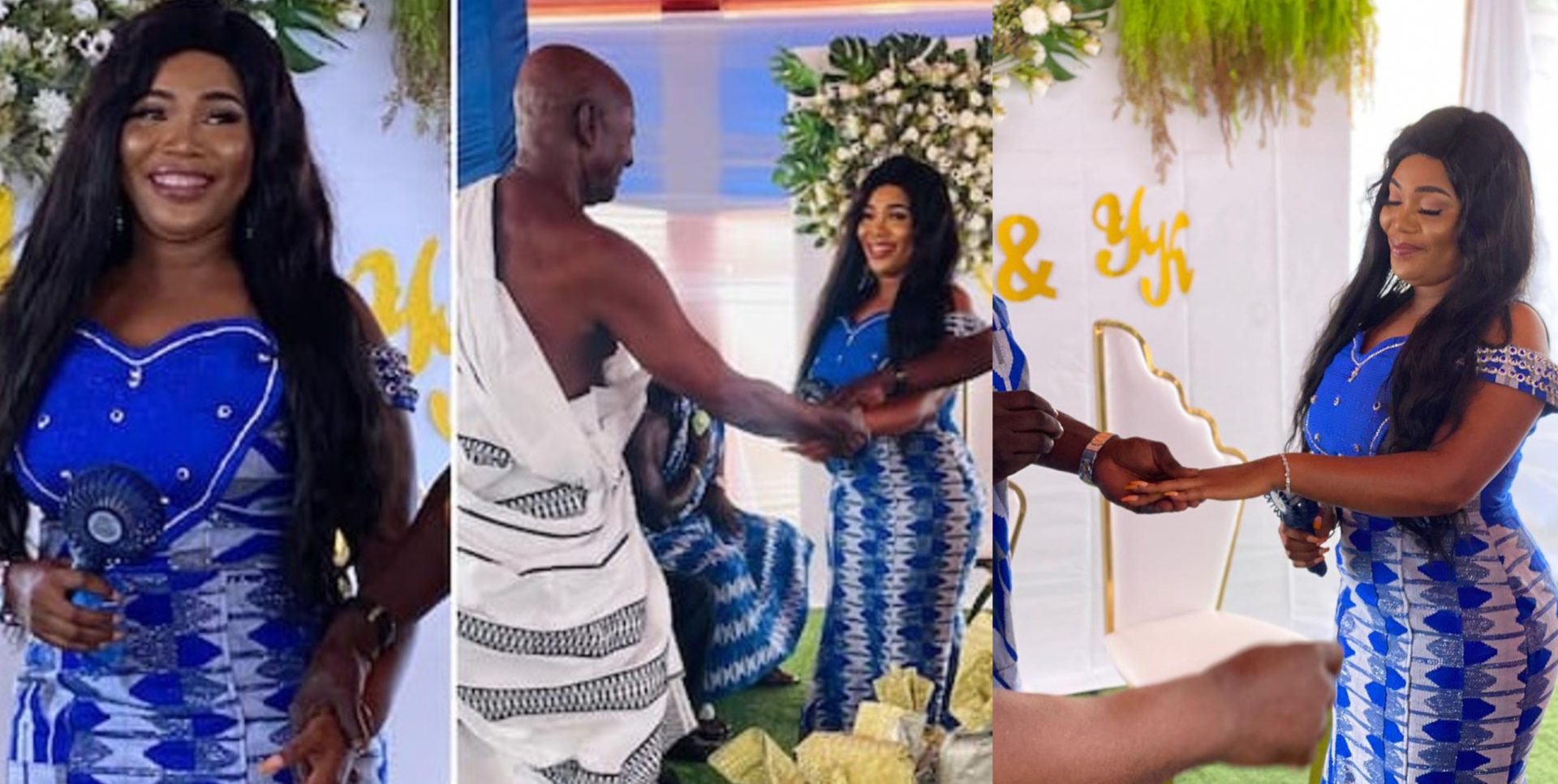 Angel FM/TV’s Nana Yaa Kyeraa Marries – Videos And Photos Surface Online As Colleagues Storm The Ceremony