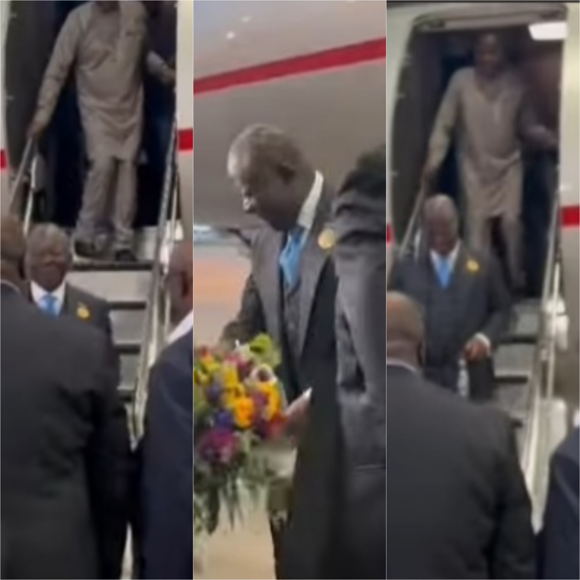 Video: Otumfour Osei Tutu ll Arrives In Memphis In A Private Jet To Celebrate ‘Ghana Month’