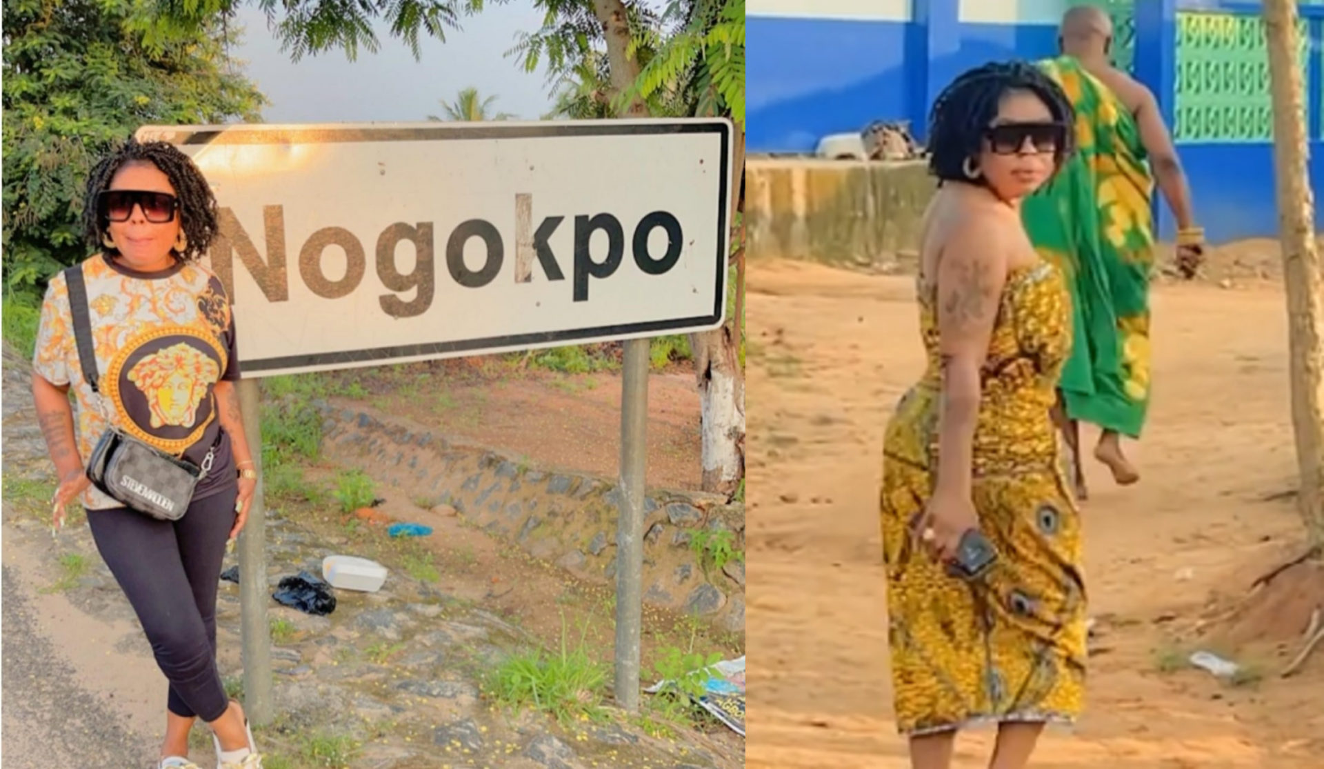 Afia Schwarzenegger Releases Video To Prove She Indeed Visited The Nogokpo Shrine