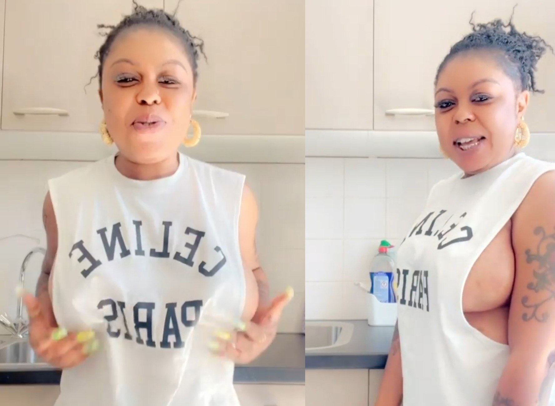 Afia Schwarzenegger Flaunts And Brags About Her Firm B00bs Amid The Chairman Wontumi Brouhaha – Watch Video