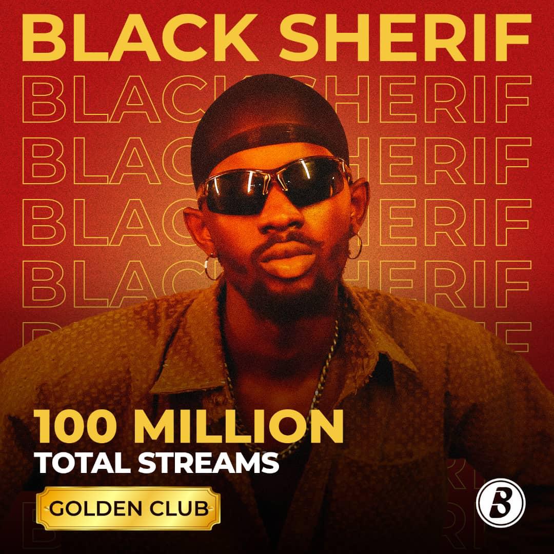 Black Sherif Becomes The First Ghanaian Artiste to Reach 100M Streams on Boomplay