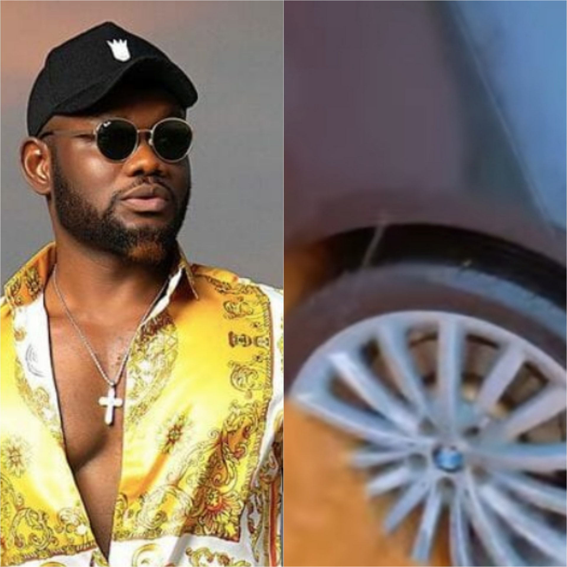 Video: Prince David Osei Falls Victim To Accra Flood As His Car Stuck