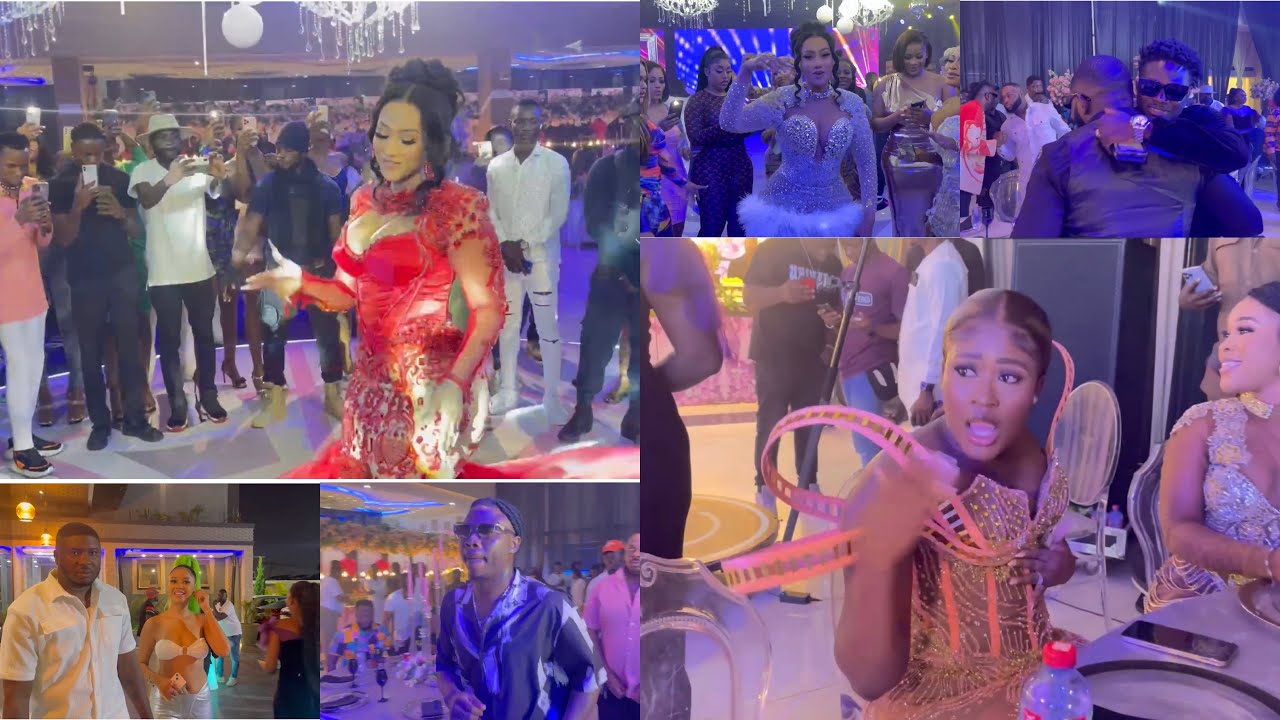 Mona 4Reall Holds Lavish 30th Birthday Party, More Ghanaian Celebrities Attend (Watch Video)