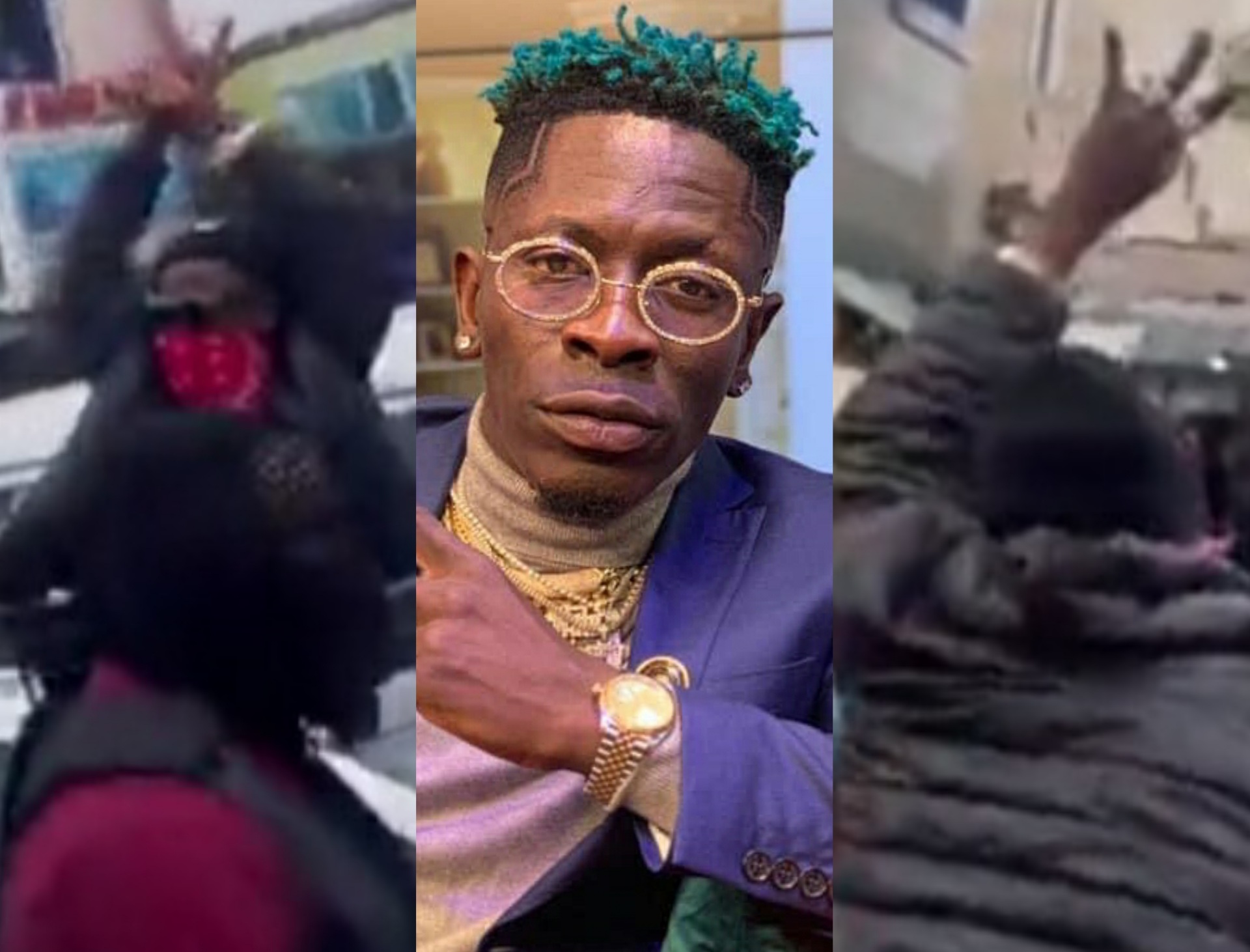 Video: Shatta Wale look-alike causes traffic in town Shatta Wale look alike