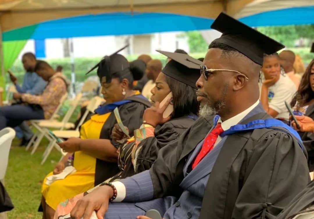 Kwame A Plus graduates from GIMPA (Videos) A Plus GIMPA