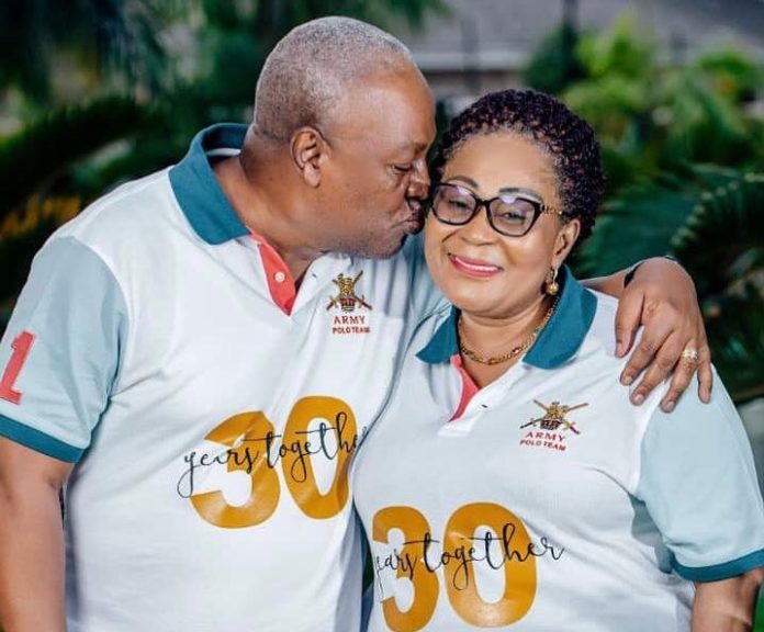 John Mahama and Lordina Mahama