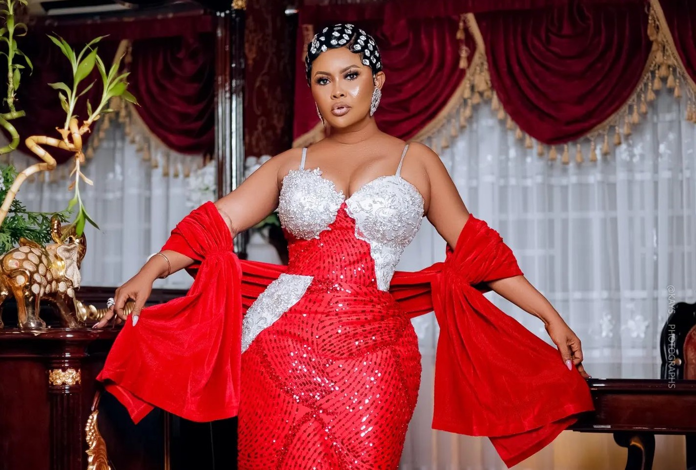 Nana Ama Mcbrown Shares Stunning Photos Online As She Celebrates Her 45th Birthday In Style - ZionFelix.net