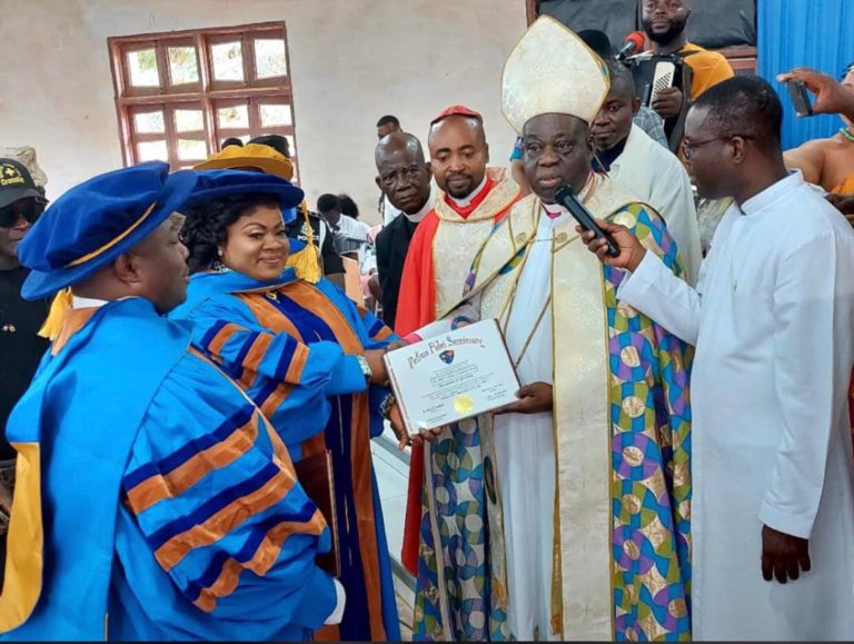 Ghanaian Actress Mercy Aseidu Gets A Honorary Doctorate Degree – Watch Video
