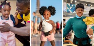 Zionfelix And Mina Show Face Of Their Adorable Daughter For The First Time As She Celebrates Her 1st Birthday