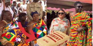 Video: Mercy Asiedu Cuts Sod For For The Construction Of Ultra-modern ICT Lab At Kunsu