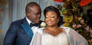 Sam George And His Beautiful Wife Renew Their Vows As They Celebrate Their 10th Marriage Anniversary – See Photos
