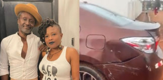Watch Scary Moment Reggie Rockstone’s Wife And Daughter’s Car Was Run Into By Another Car While They Were Filming