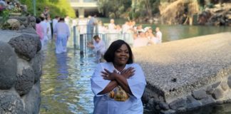 Celestine Donkor Praises God As She Visits River Jordan – Watch Video