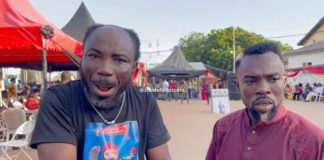 Big Akwes And Quappiah Cause Commotion At The One-week Observation Of Baba Spirit After The Band They Paid Left Before The Agreed Time (+Video)