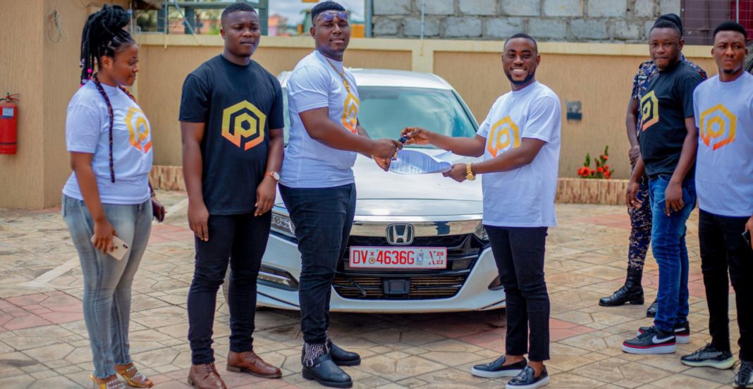 Bobo Dada Bee Gets Brand New Car As He Signs For Papson Entertainment 