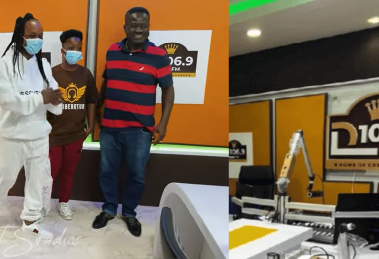 Massive Reactions As Video Of Daddy Lumba And His Son Touring His Newly Opened FM Station Surfaces Online