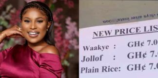 Berla Mundi cries over new waakye prices Berla Mundi