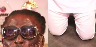 Kwaku Bonsam Kneels To Beg For Forgiveness On Agradaa’s Behalf