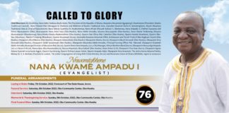 Top Stars Storm The Final Funeral Rites Of Legendary Ghanaian Musician, Nana Ampadu – Watch Video