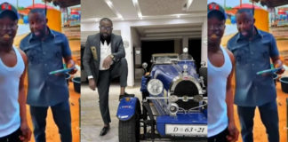 Watch Humbling Moment Millionaire Osei Kwame Despite Was Captured On Camera Enjoying Rice By The Roadside – Video