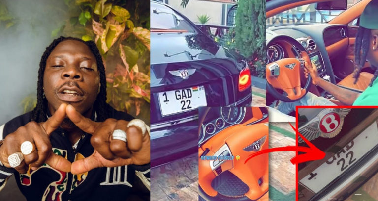 Stonebwoy Buys A Brand-New Bentley Flying Spur And Flaunts It On Social Media – Watch Video