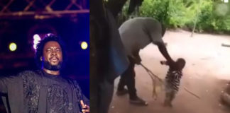 Sonnie Badu Cries As He Reacts To The Viral Video Of A Man Mercilessly Fl0gging A Toddler – Watch Video