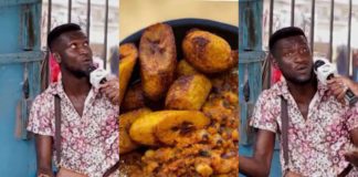 Watch sad moment young man nearly cried after buying gob3 for 14 cedis