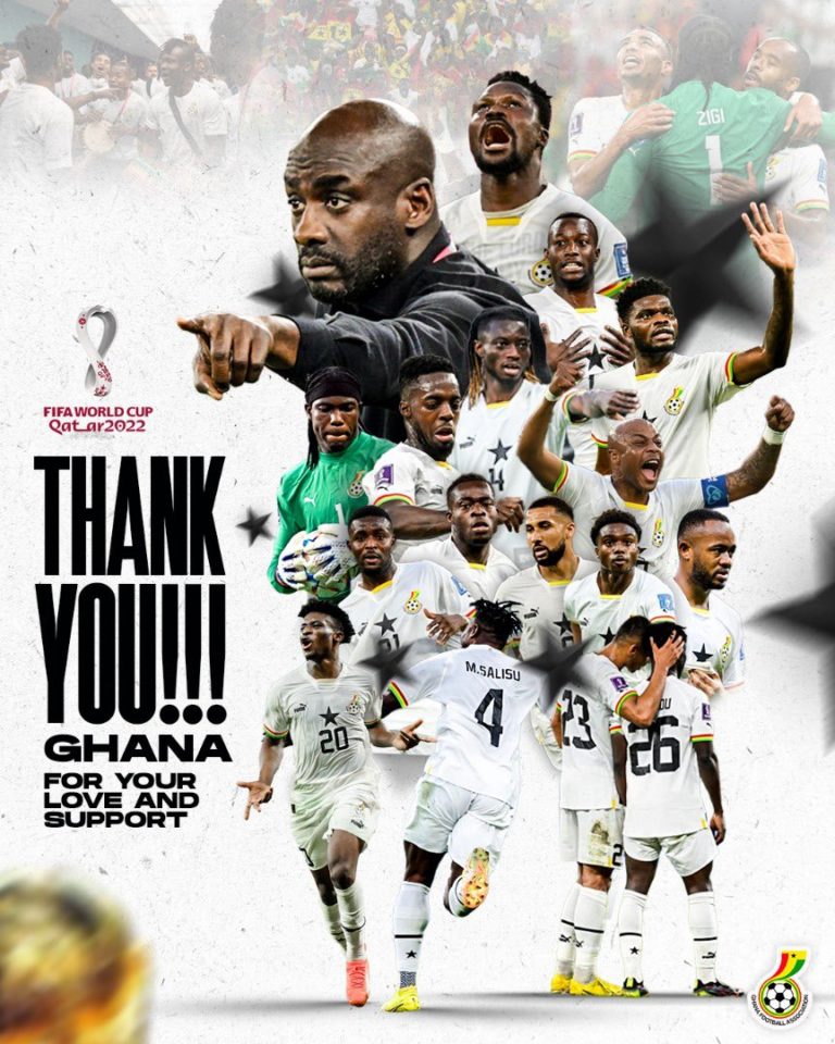 Ghana Disappointedly Kicked Out Of World Cup 2022 After Losing 2-0 To Uruguay