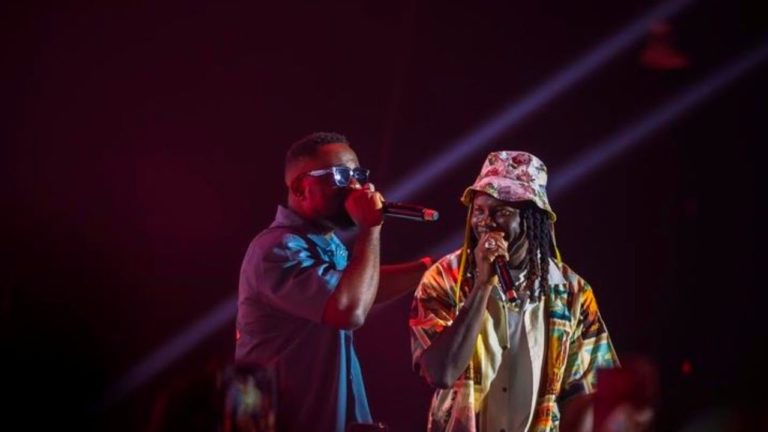 VIDEO: Sarkodie Surprises Stonebwoy At Bhim Concert 2022 As He Joins Him On Stage To Perform