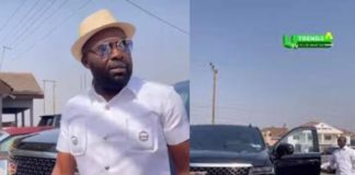 Osei Kwame Despite Storms Thanksgiving Service With His New 2022 Cadillac Escalade Worth Over $76,000 – Watch Video