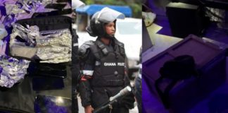 Ghana Police Service Retrieves Huge Box Of Stolen Phones At Mallam Gbawe – Watch Video