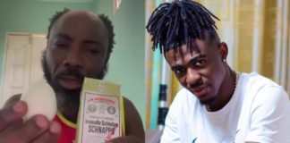 Big Akwes shows schnapps and local eggs as he threatens to curse Frank Naro to de@th if he denies not trying to use Kumawood stars for sacrifice Big Akwes shows schnapps and local eggs as he threatens to curse Frank Naro to de@th if he denies not trying to use Kumawood stars for sacrifice