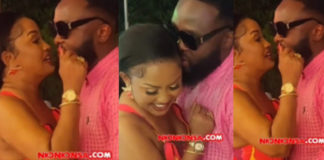 “God when” – Reactions as Mcbrown ch0ps serious love with hubby in public – Video causes massive stir online