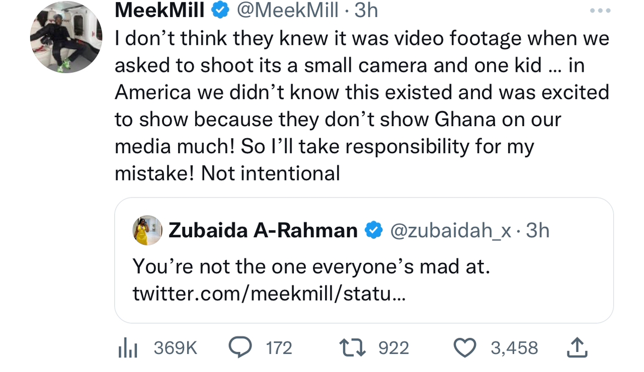 In US we didn't know Jubilee House existed; I was excited to show to them'  - Meek Mill - 3News - First In News