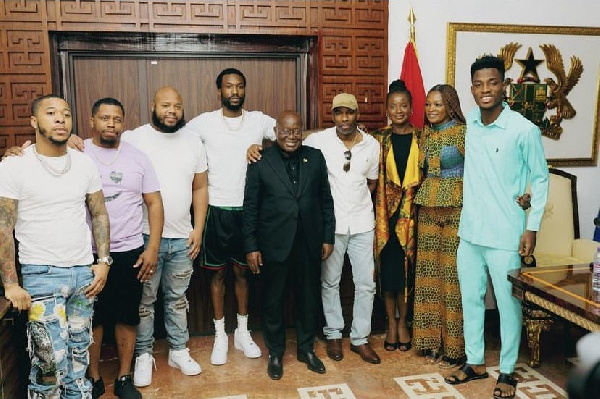 How Ghanaian celebrities reacted to Meek Mill's Jublilee House video shoot