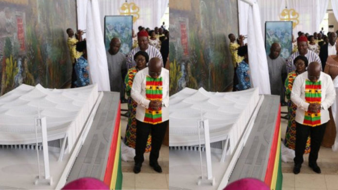 Nana Addo donates Ghc 100,000 to the building of the National Cathedral; Vows to make sure it's completed before he leaves office Nana Addo donates Ghc 100,000 to the building of the National Cathedral; Vows to make sure it's completed before he leaves office