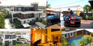 ZionFelix Exclusively Tours Nhyiraba Kojo’s Plush 9-Bedroom Mansion Which Is 100 Percent Completed (Video)