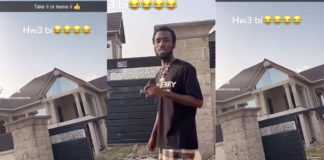 VIDEO: Oseikrom Sikanii shows off his mega 90% complete $500,000 Kumasi mansion Oseikrom Sikanii finally completes his mega $500,000 Kumasi mansion; Happily shares exclusive