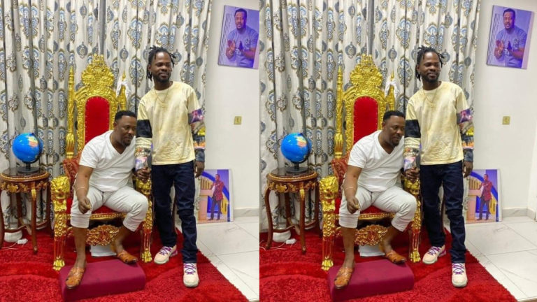 Fameye finally pays Nigel Gaisie a visit after the man of God called him out for being ungrateful