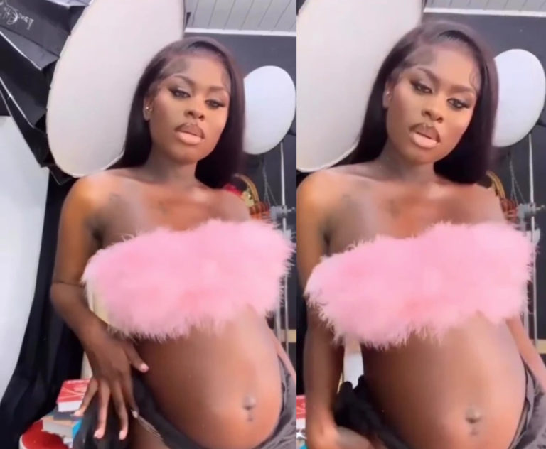 Yaa Jackson Finally Shows The Face Of Her Adorable Son After A Year Of Giving Birth
