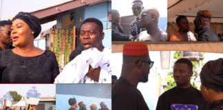 VIDEO: Kwaku Manu, Louisa Adinkra, Papa Kumasi, And Other Kumawood Stars Storm The Funeral Of  Actor Shifo’s Mother