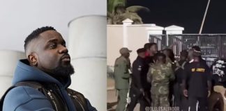Video Of The Moment Sarkodie And His Team Were Stopped From Making An Entry At The Black Star Line Festival Surfaces Online