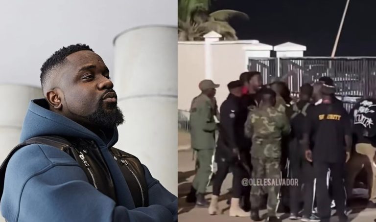 Video Of The Moment Sarkodie And His Team Were Stopped From Making An Entry At The Black Star Line Festival Surfaces Online